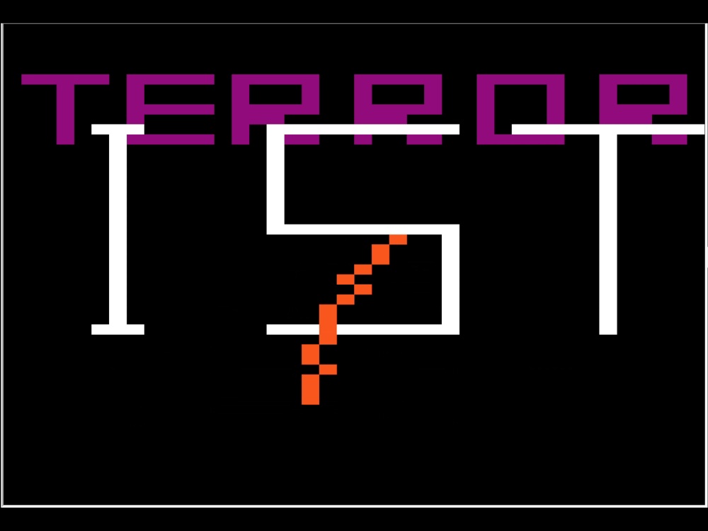 Title Screen of Terrorist for Apple II